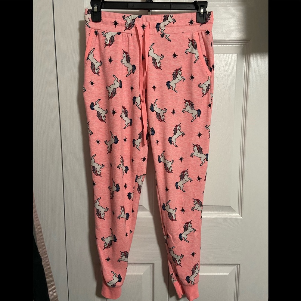 Flannel pajama bottoms.